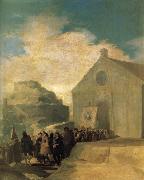 Village Procession Francisco Goya